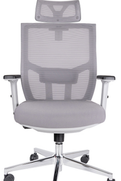 Silla Tokio Gris con Cabecera