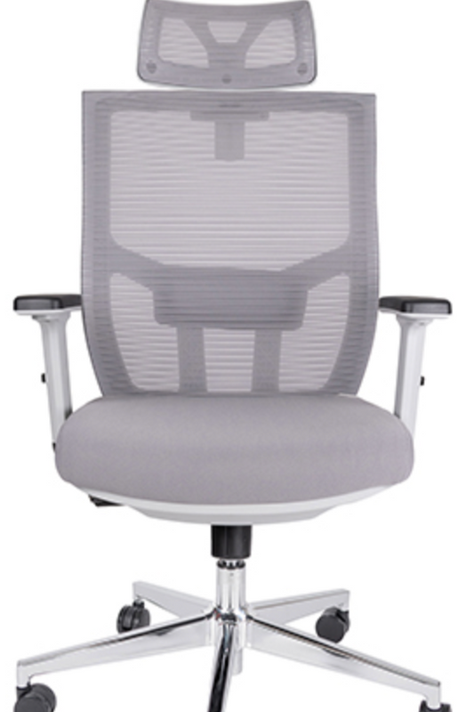 Silla Tokio Gris con Cabecera